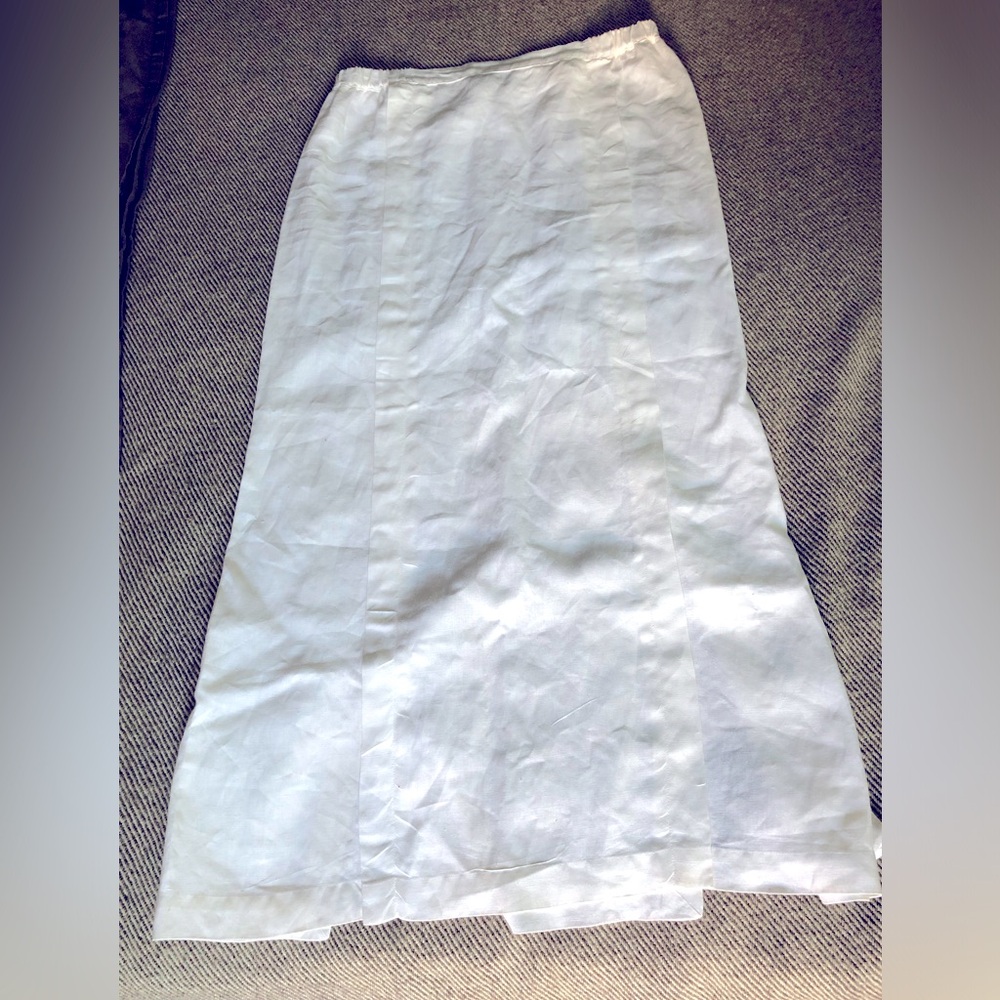 Shirin Guild Minimalist Linen Maxi Skirt